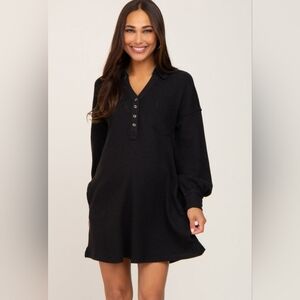 Pinkblush Black Long Sleeve Dress